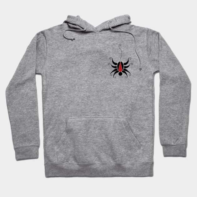 Dangling Black Widow Hoodie by Jaq of All